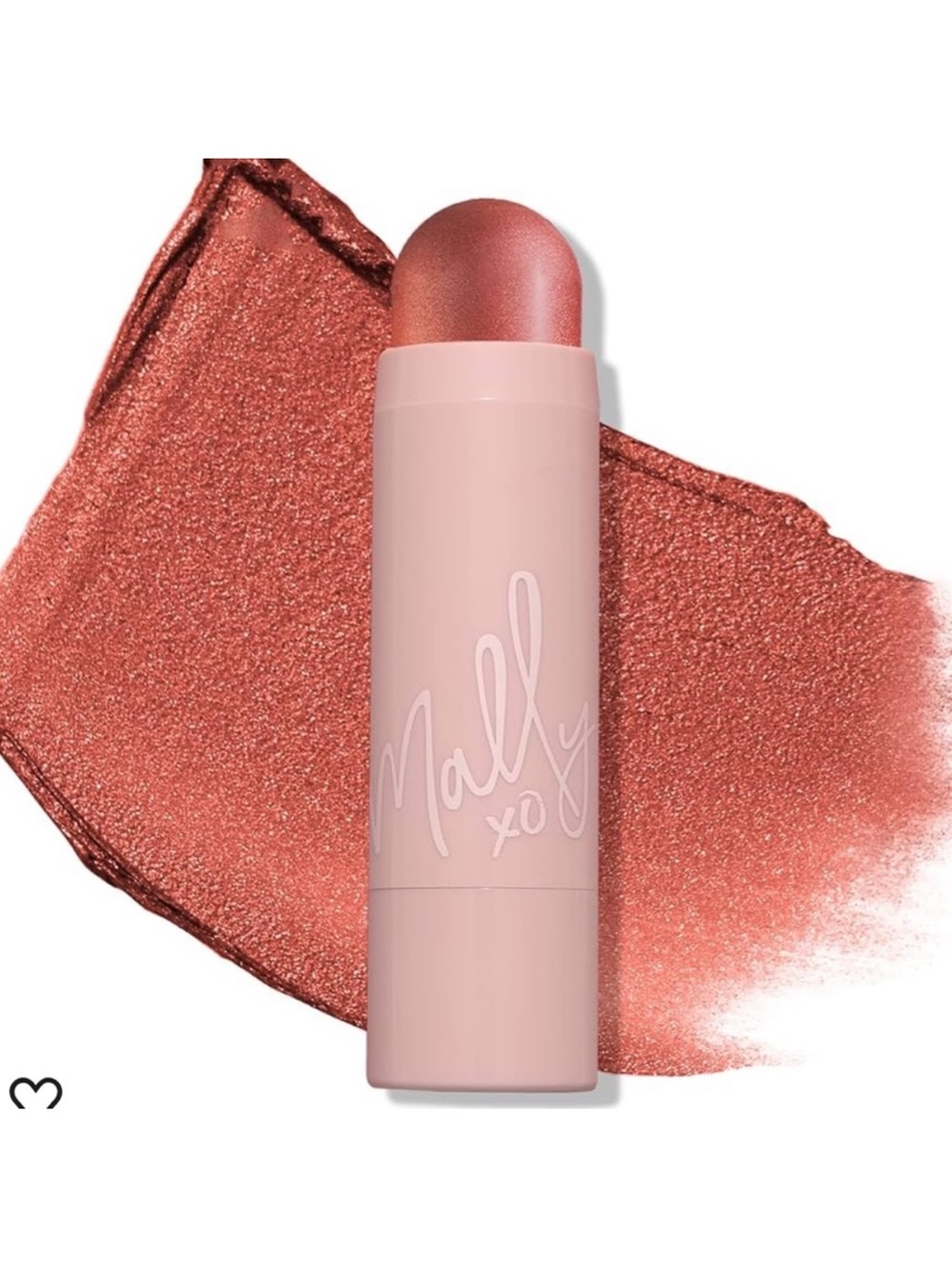 Oh So Rosy- MALLY- Rose-Copper Cream Blush Stick - Shimmer Cheek & Lip